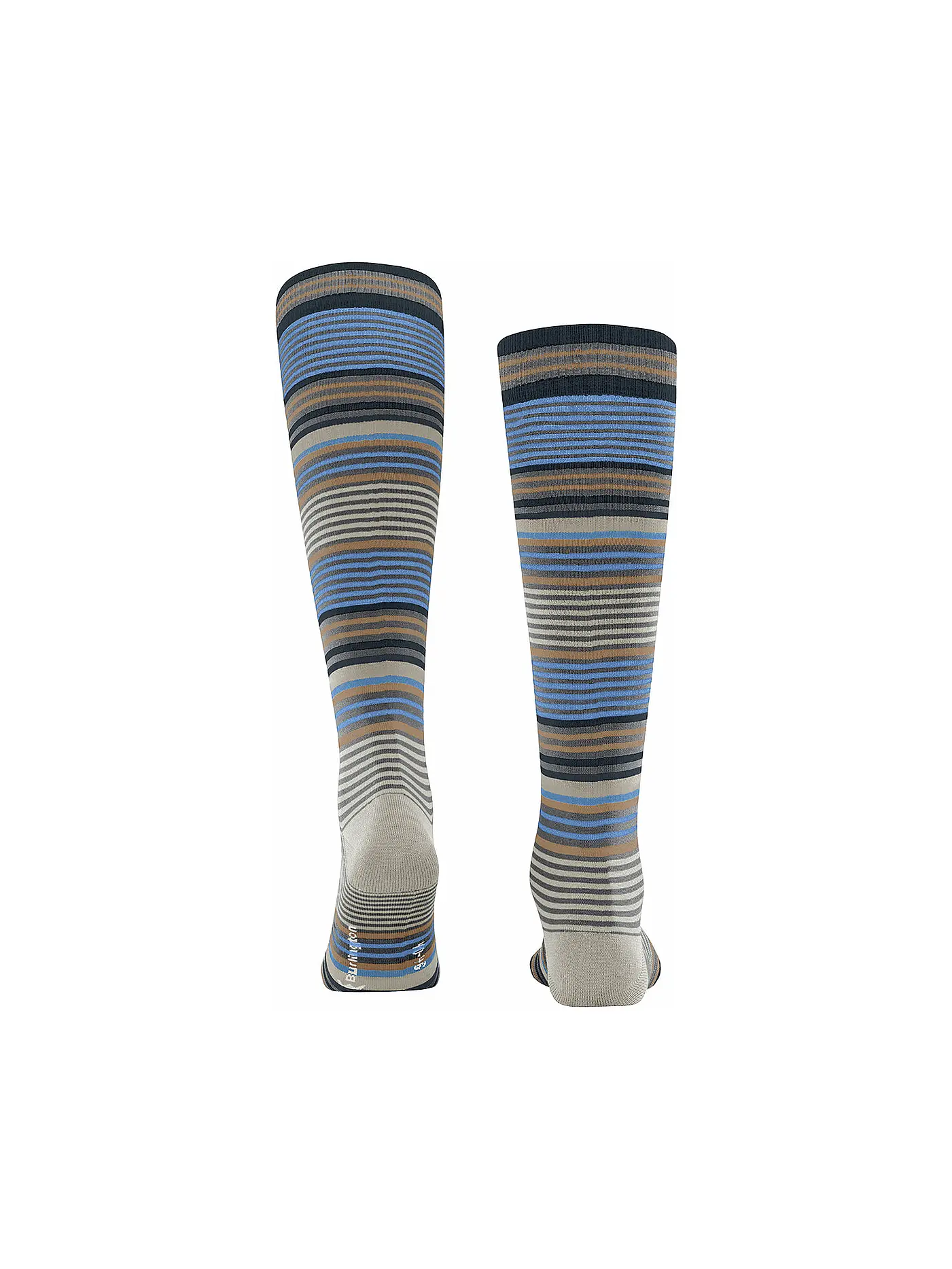 BURLINGTON | Herren Kniestrümpfe STRIPE 40-46 dark grey | 